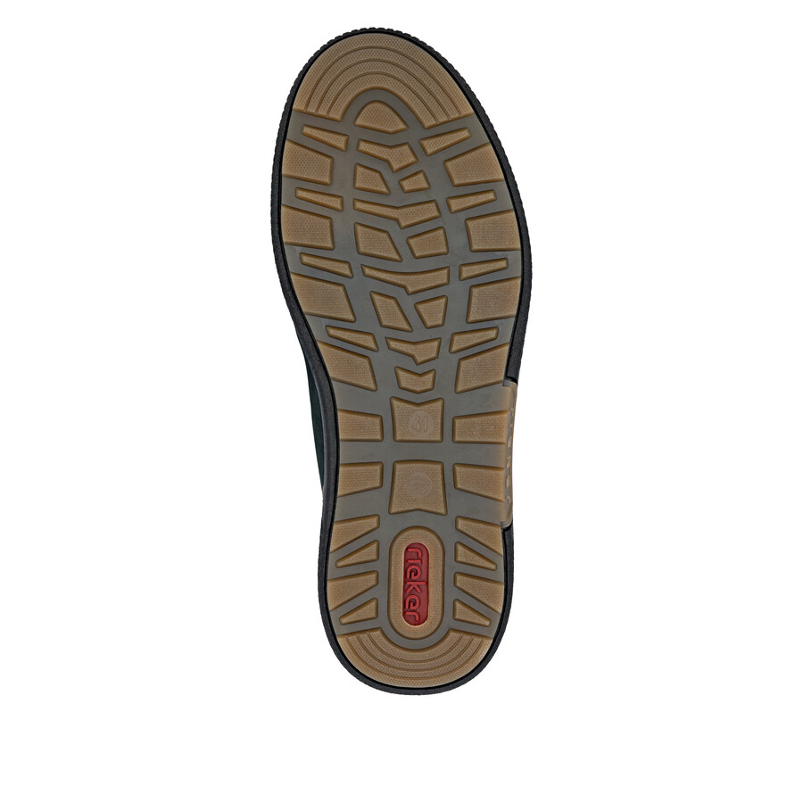 blaue elastische herrenschuhe rieker b3357-15