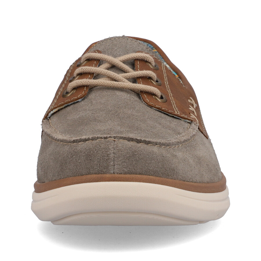 graue schnürschuhe für herren rieker sport u0601-42