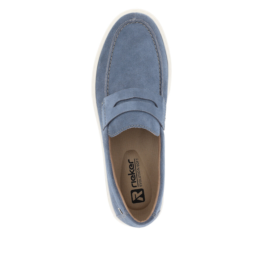 blaue slipper für herren rieker sport u0703-14