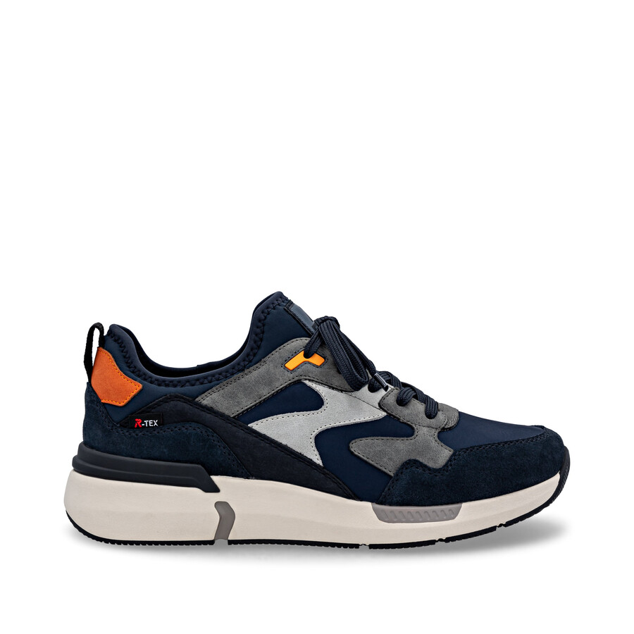 blaue herren-sneaker rieker sport u1403-15