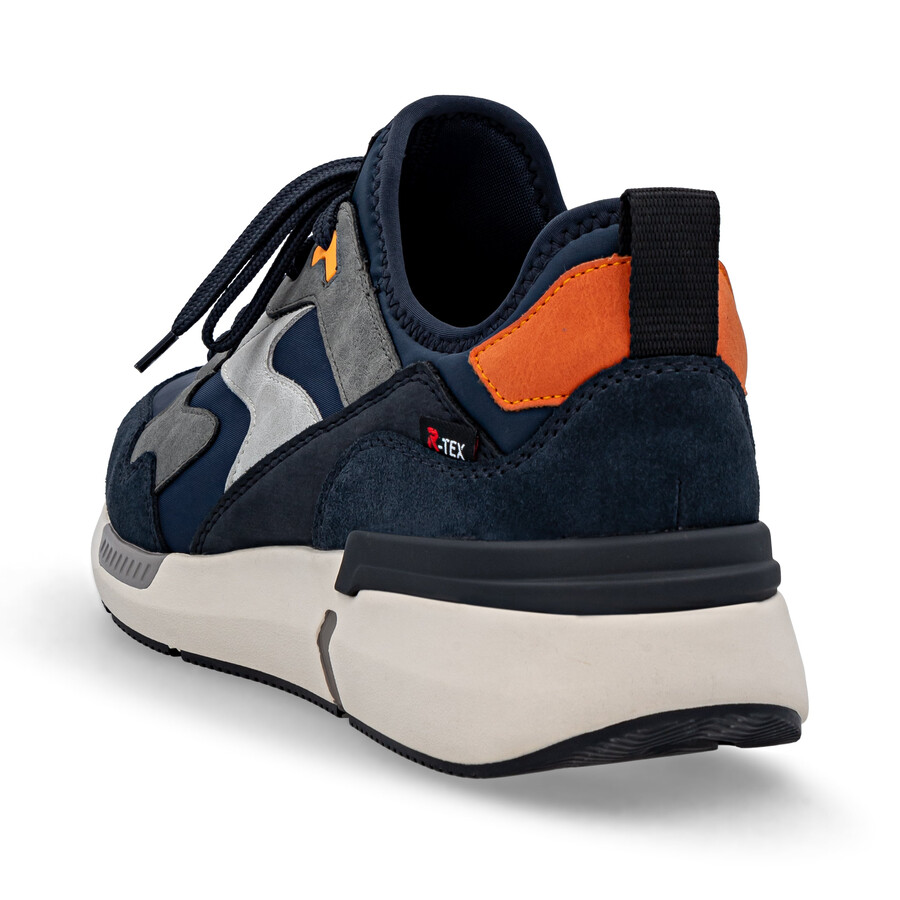 blaue herren-sneaker rieker sport u1403-15