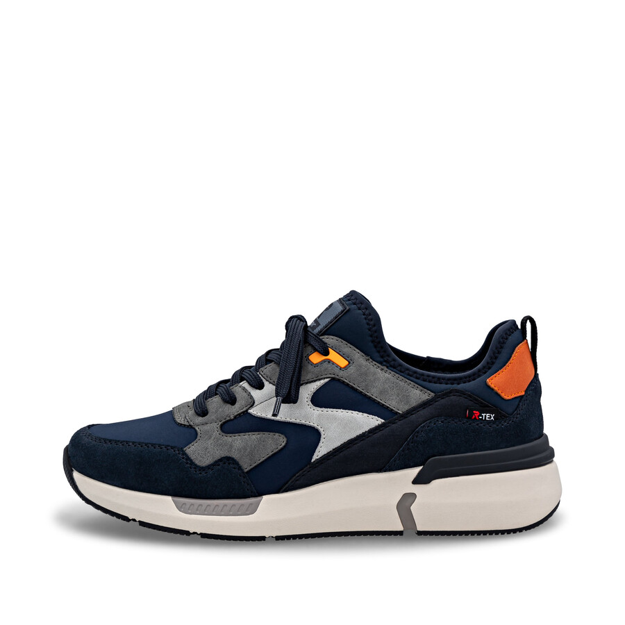 blaue herren-sneaker rieker sport u1403-15