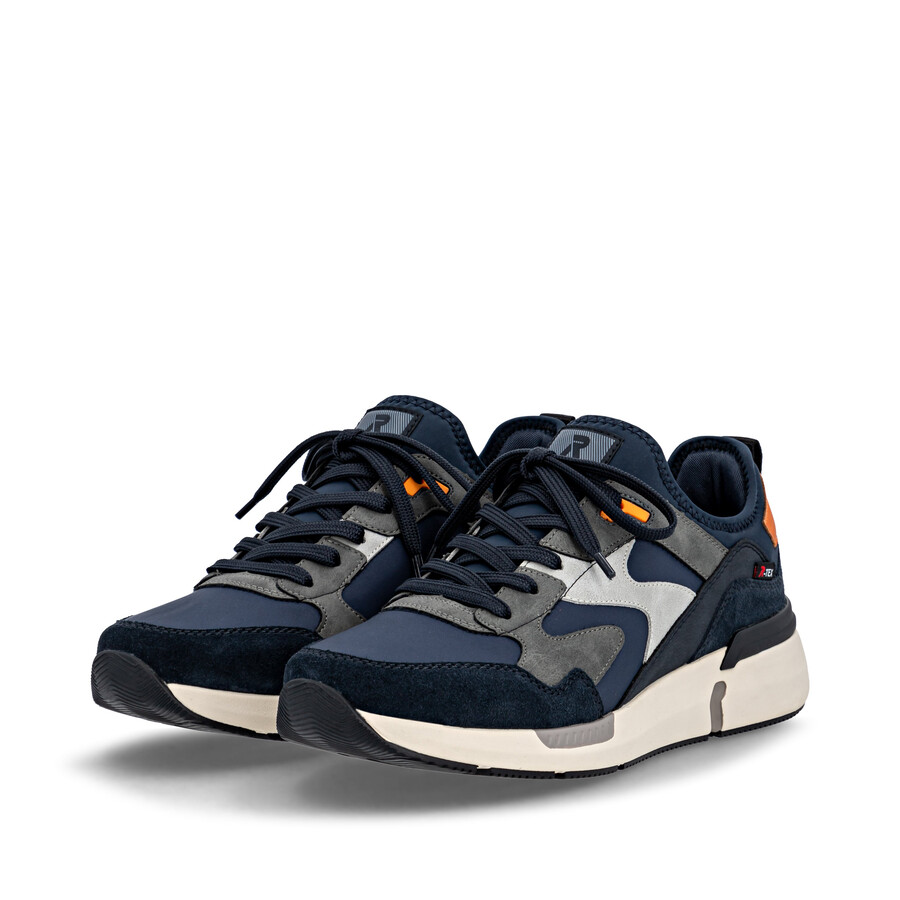 blaue herren-sneaker rieker sport u1403-15
