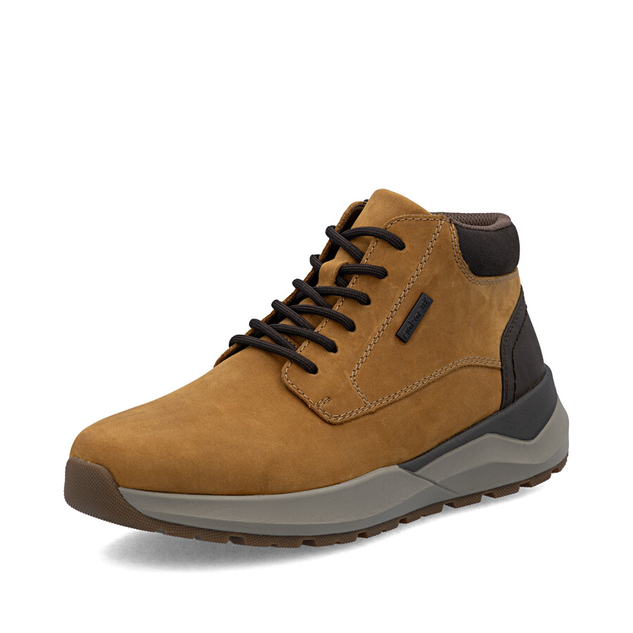 gelbe reißverschlussstiefel für herren rieker 06001-68