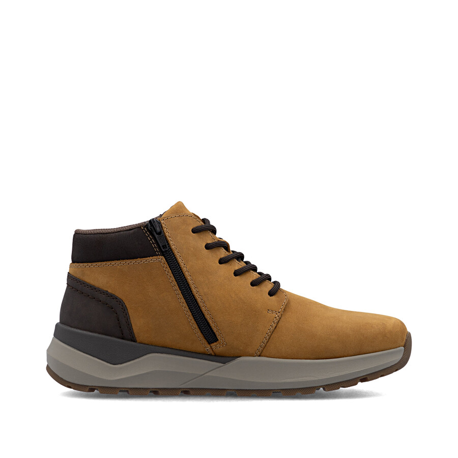 gelbe reißverschlussstiefel für herren rieker 06001-68