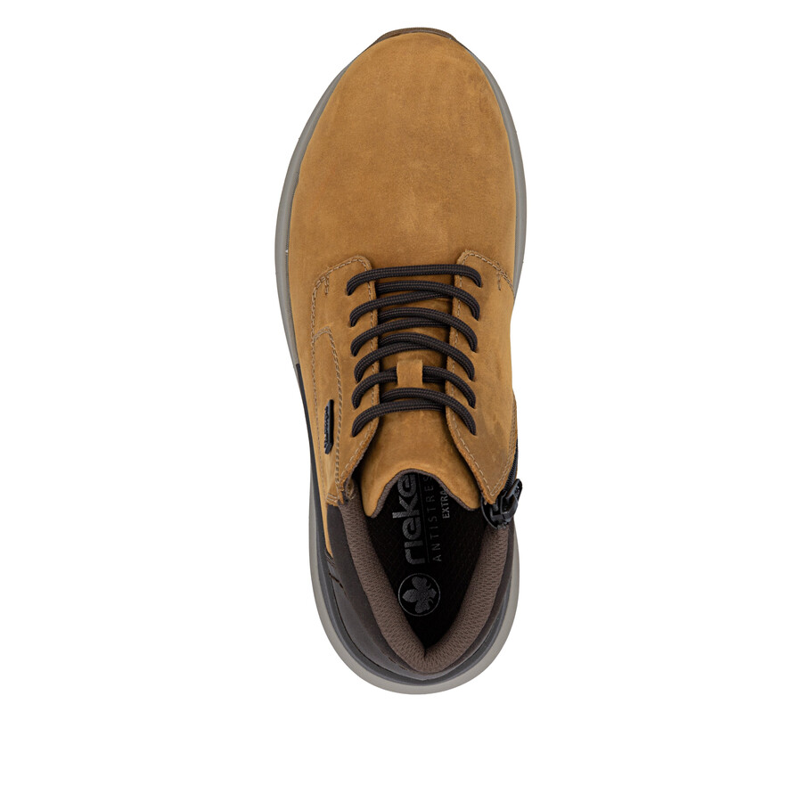 gelbe reißverschlussstiefel für herren rieker 06001-68