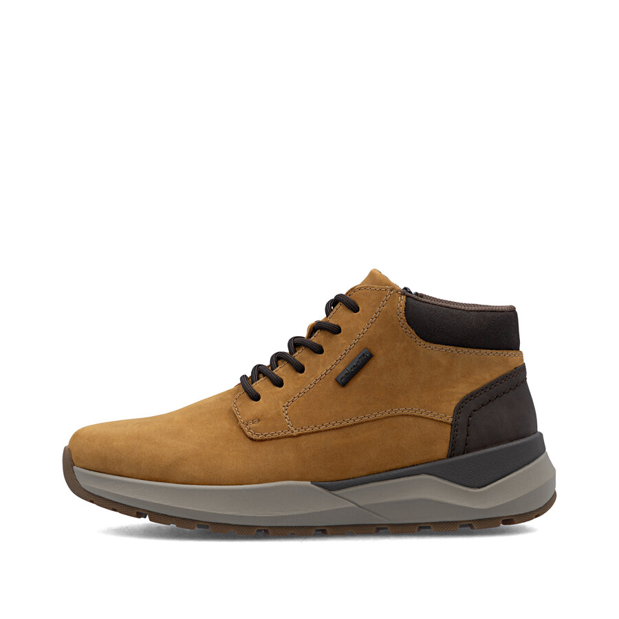 gelbe reißverschlussstiefel für herren rieker 06001-68