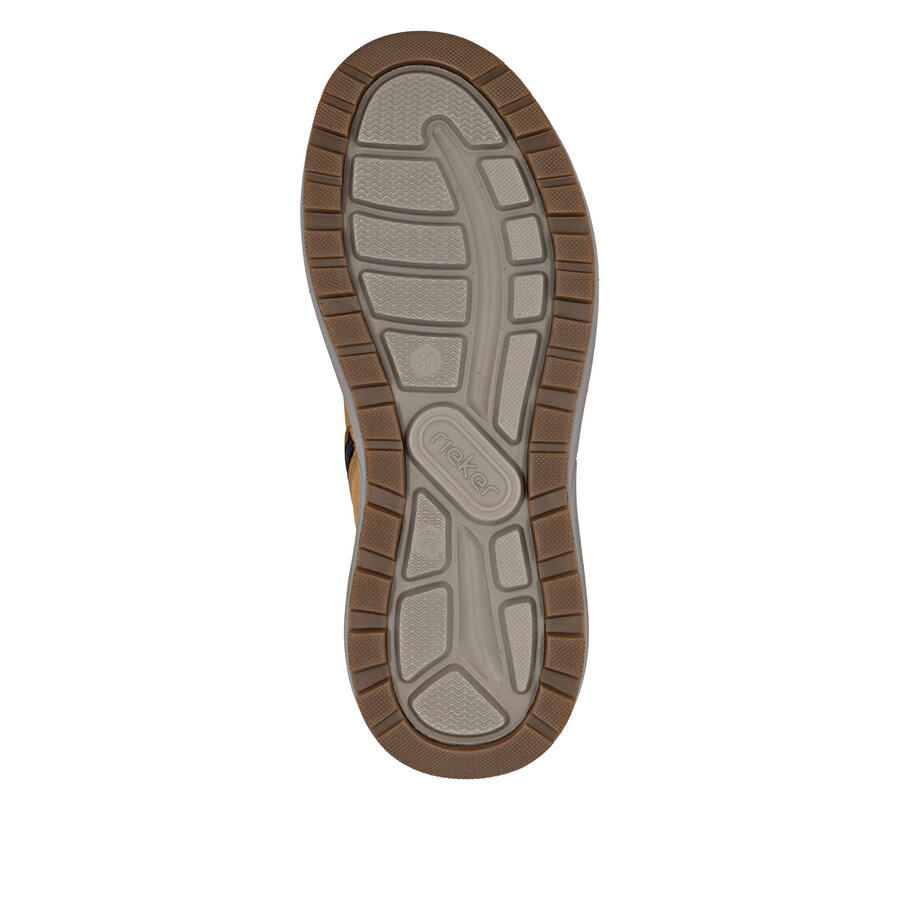 gelbe reißverschlussstiefel für herren rieker 06001-68