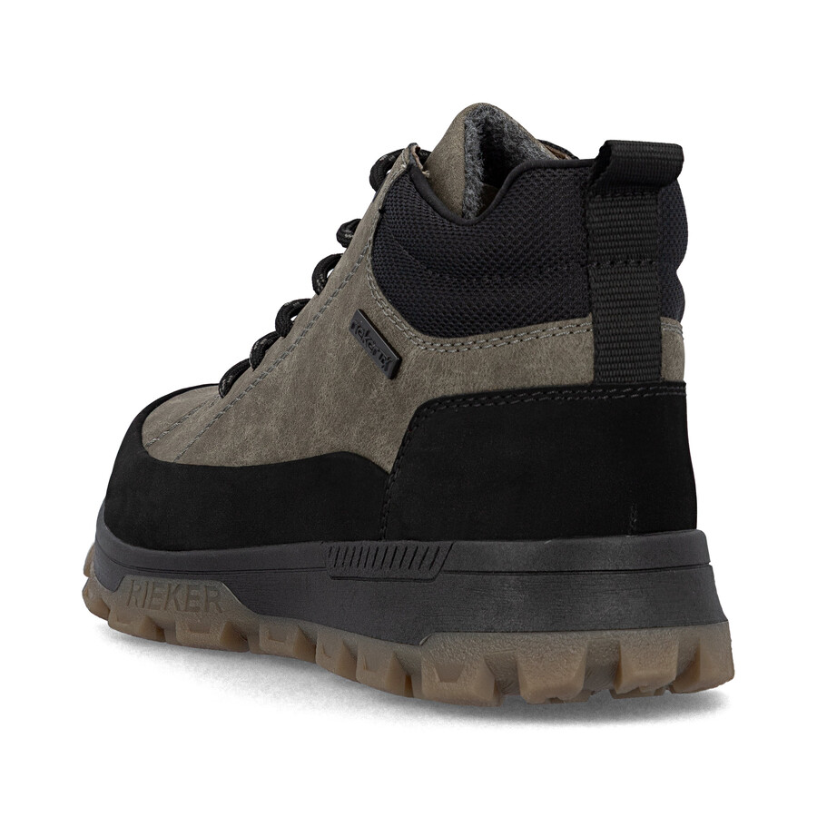 braune reißverschlussstiefel für herren rieker 35508-25