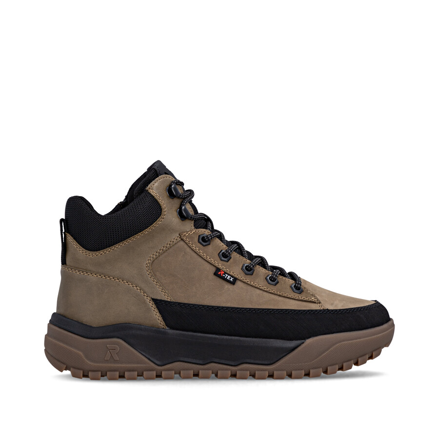 braune reißverschlussstiefel für herren rieker sport u1571-20