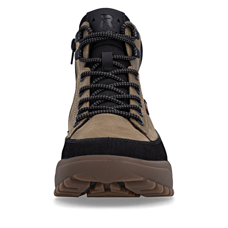 braune reißverschlussstiefel für herren rieker sport u1571-20
