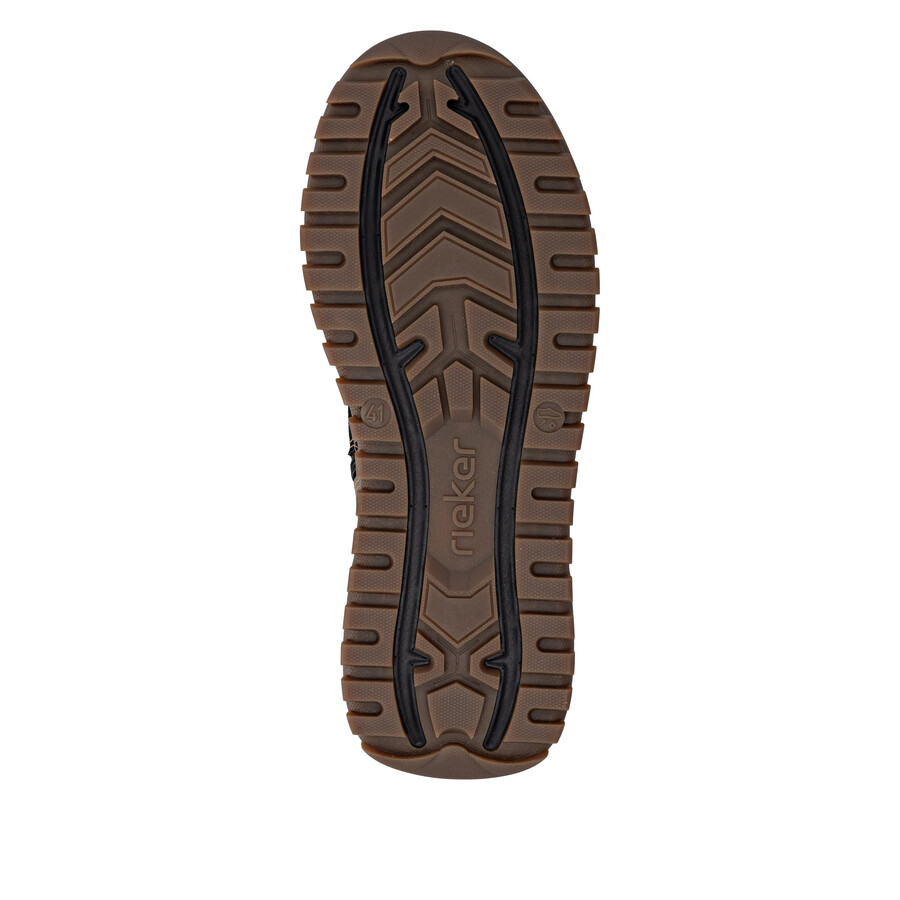 braune reißverschlussstiefel für herren rieker sport u1571-20