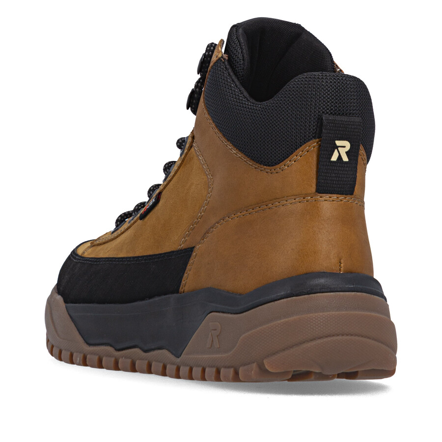 gelbe reißverschlussstiefel für herren rieker sport u1571-68
