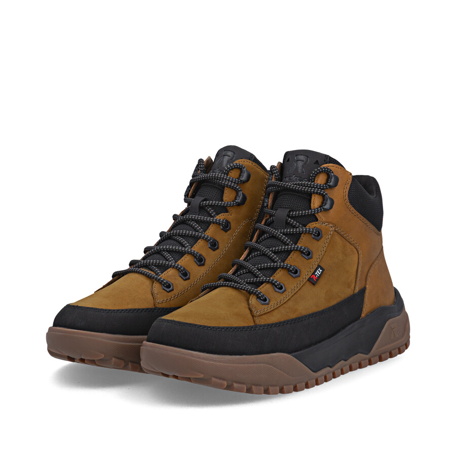 gelbe reißverschlussstiefel für herren rieker sport u1571-68